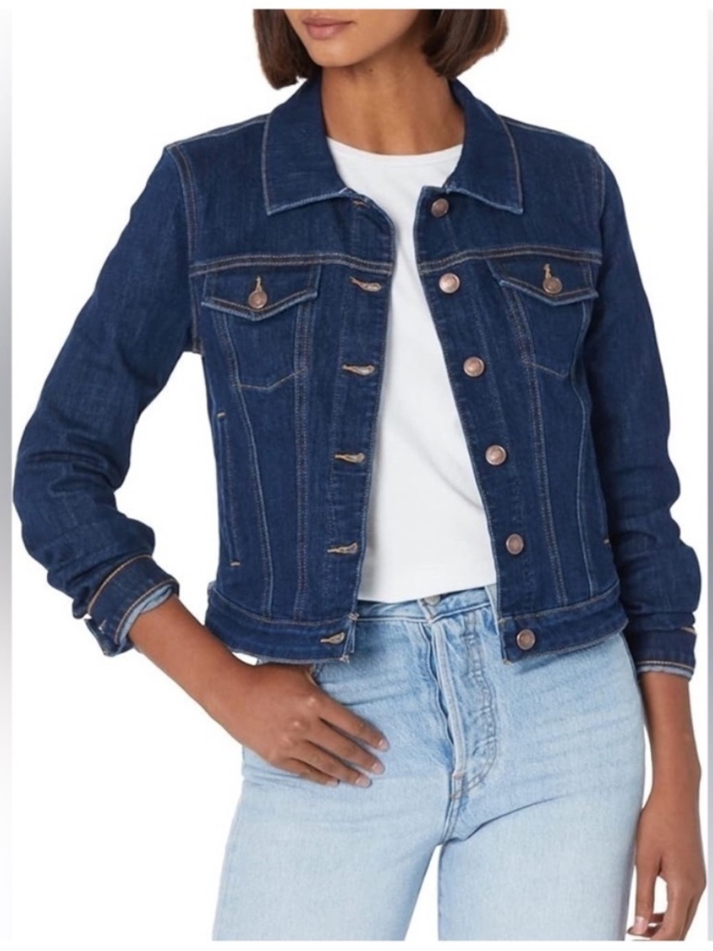 J. Crew Denim Trucker Jacket. S.